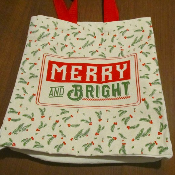 Handbags - Merry and Bright Festive Canvas Tote Bag